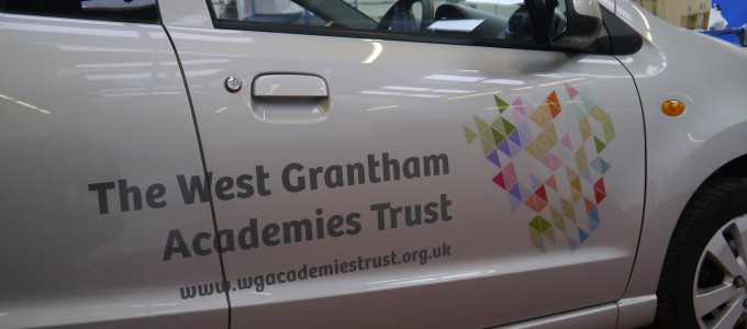 Vehicle Graphics for West Grantham Academies Trust