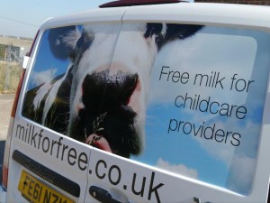 Fleet Van Stickers for Grantham Business Scotts